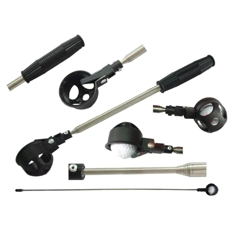 Telescoping Golf Ball Retriever with Automatic Lock