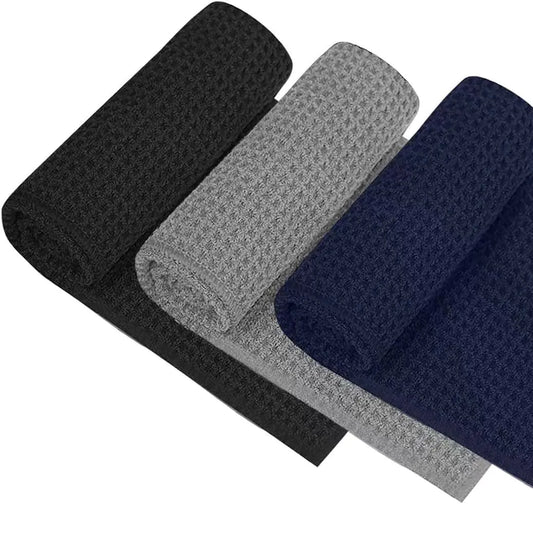 Pineapple Wood Golf Microfiber Towel with Carabiner