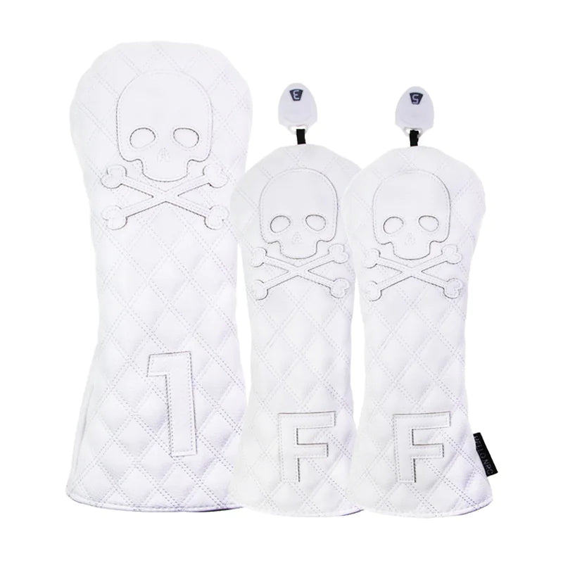 Black PU Leather Golf Club Headcovers
