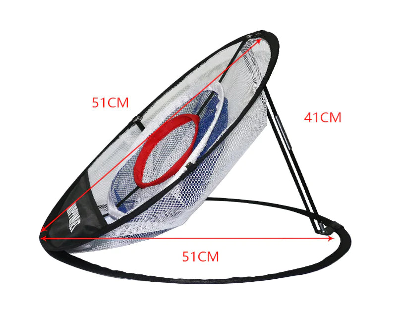Golf Chipping Net - Three-Layer Round Practice Net