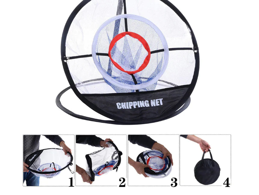 Golf Chipping Net - Three-Layer Round Practice Net