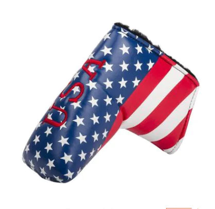 PU Full Embroidery Golf Putter Cover