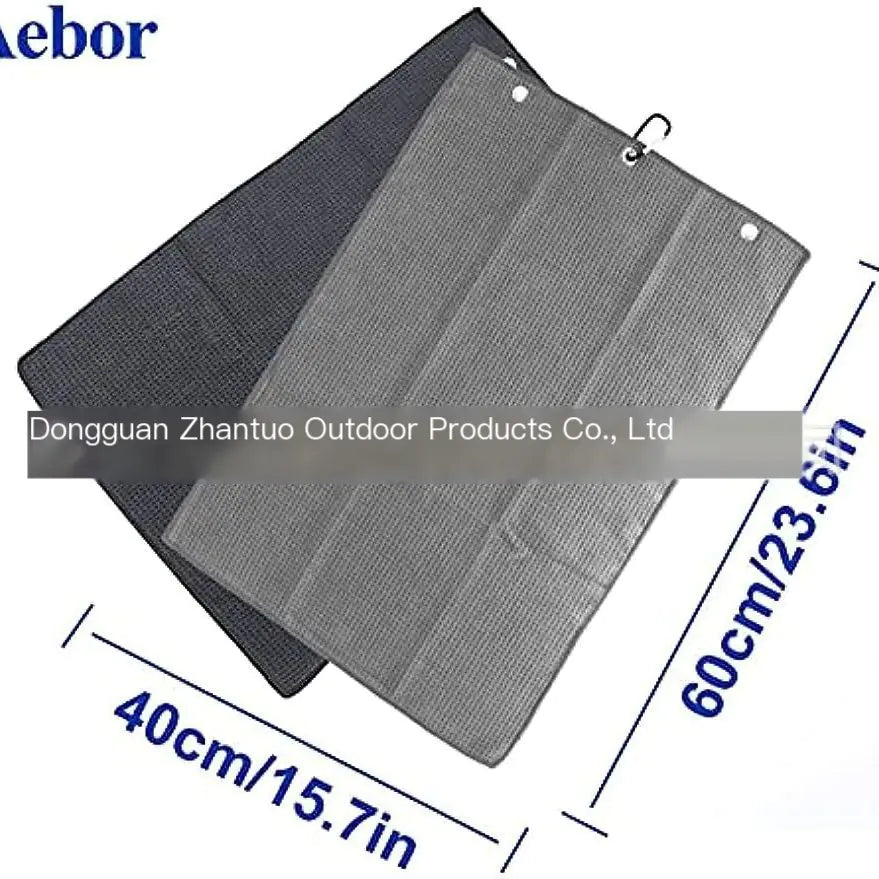 Cross-Border Outdoor Golf Towel with Brush and Hook