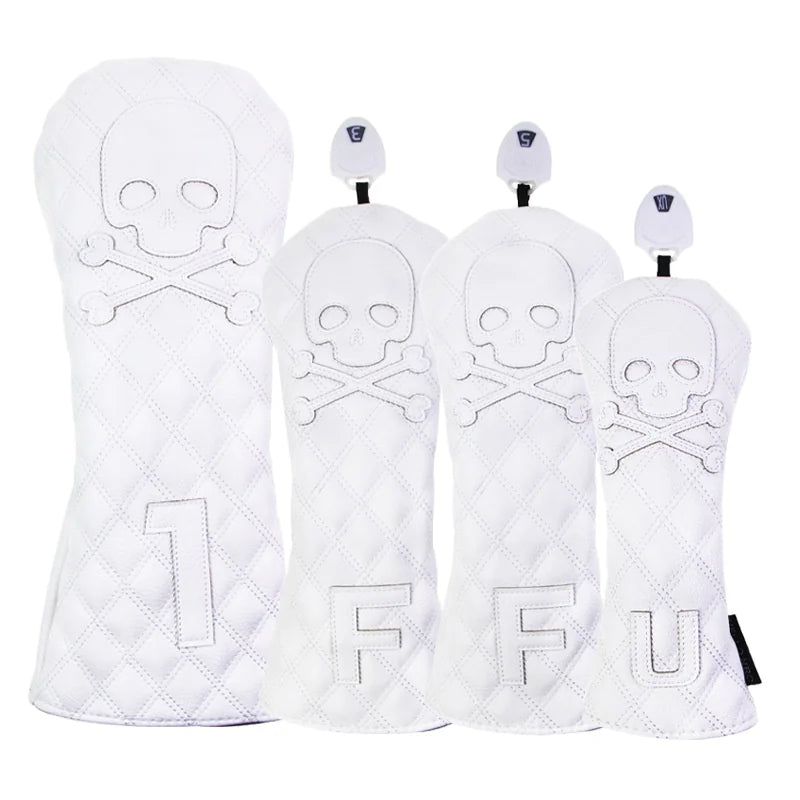 Black PU Leather Golf Club Headcovers