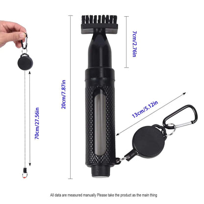 Golf Club Cleaning Brush with Water Spray